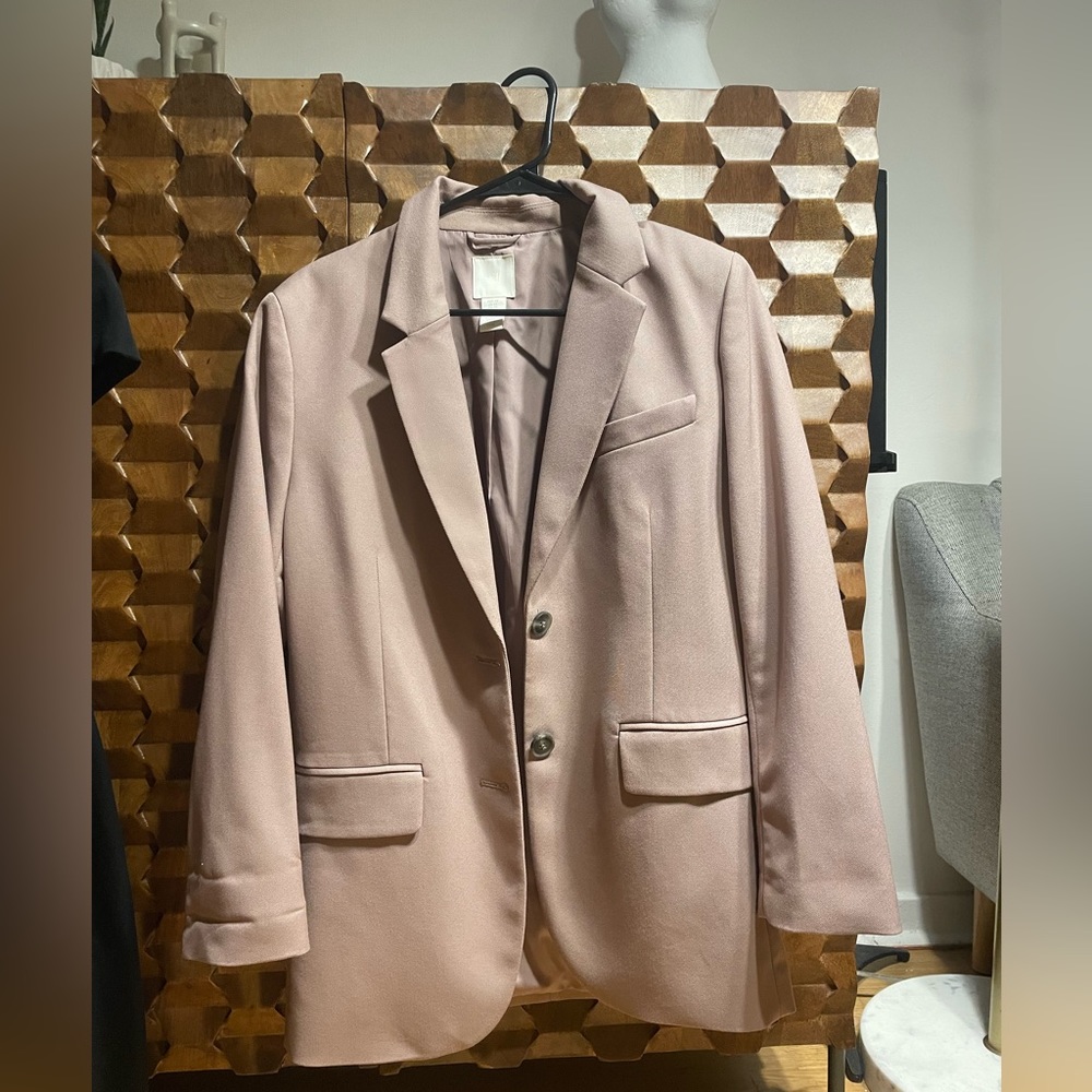 Light purple H & M oversized blazer